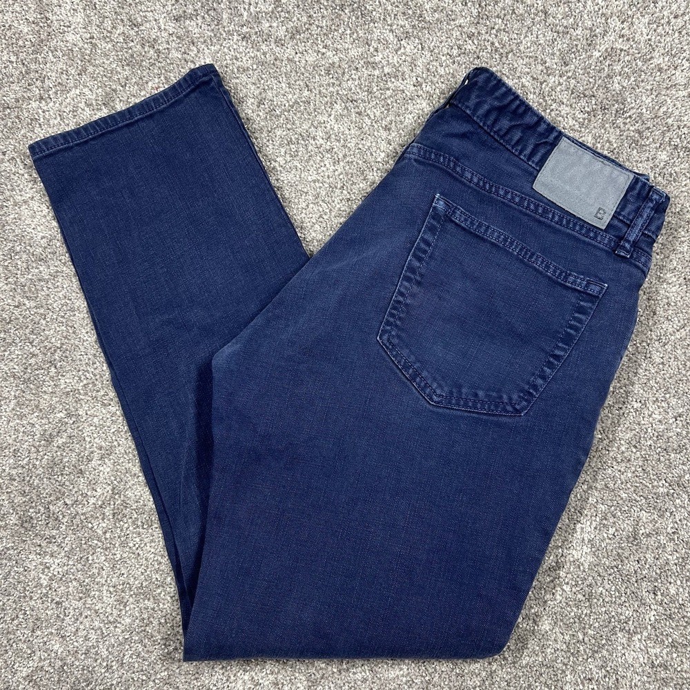 Bonobos Jeans Mens 34x32 Blue Athletic Straight Stretch Denim Pants Dark Wash